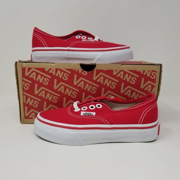 vans authentic red original